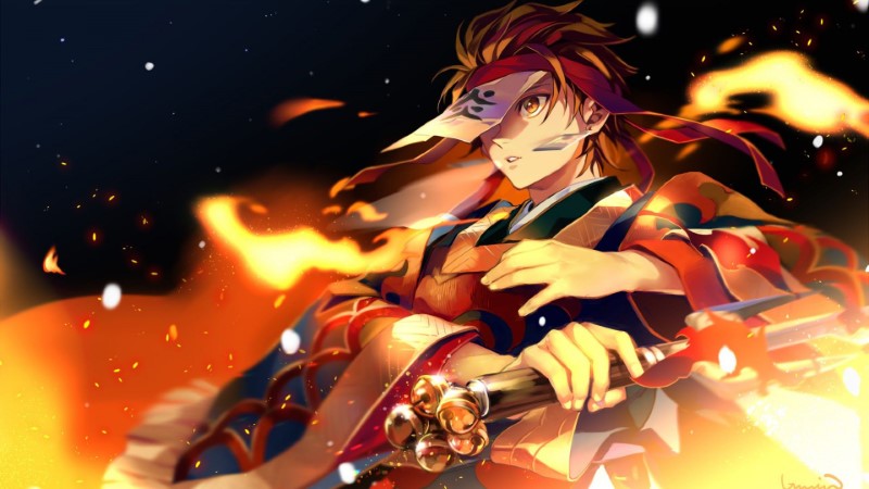demon slayer tablet wallpaper